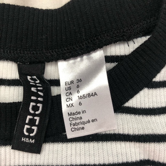 SOLD H&M Striped Bodycon Dress - Picture 3 of 3